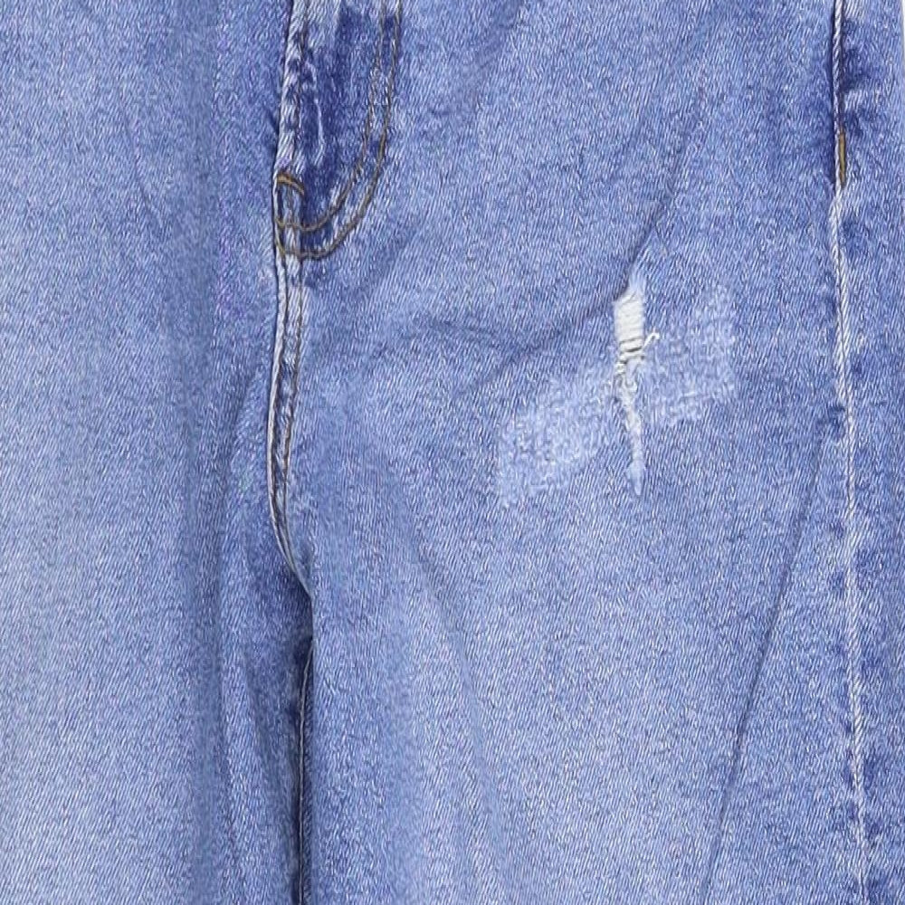 New Look Womens Blue  Denim Mom Jeans Size 12 L25 in