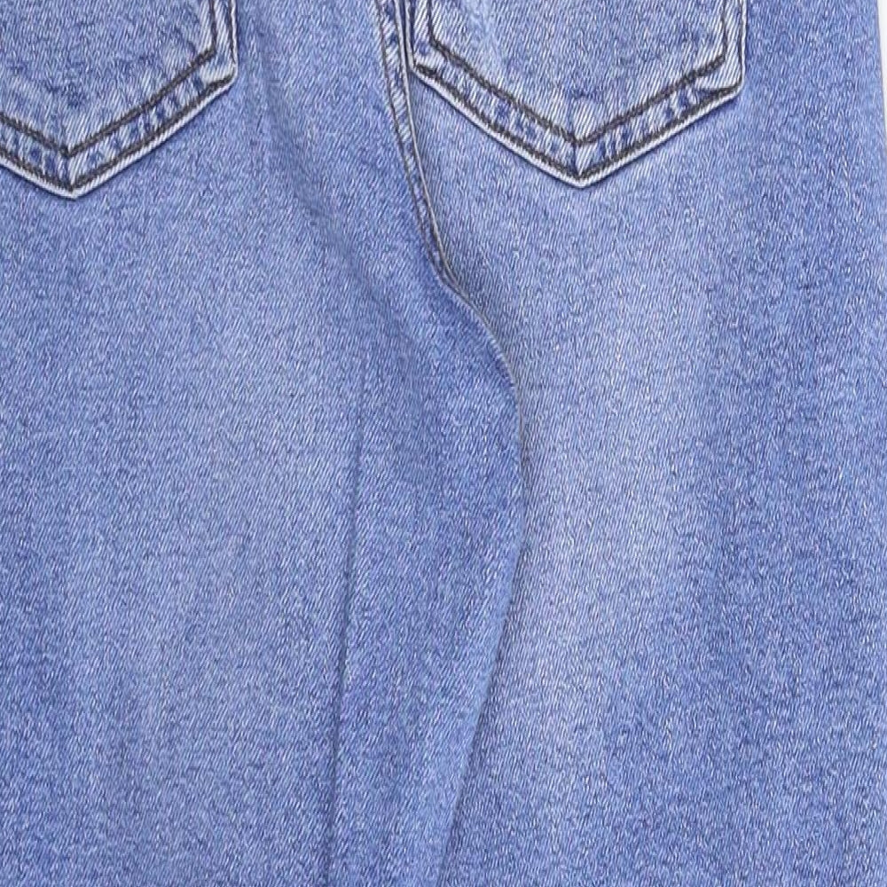 New Look Womens Blue  Denim Mom Jeans Size 12 L25 in