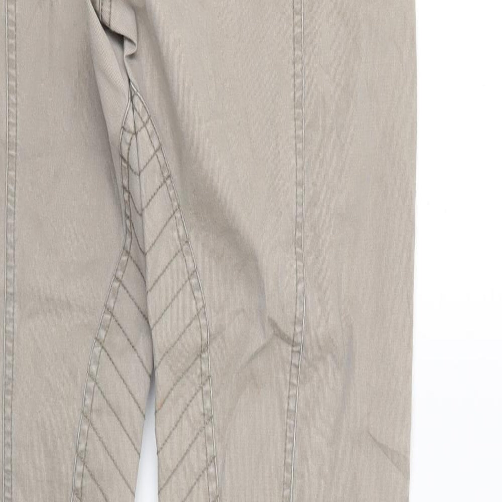 Mango Womens Beige  Denim Skinny Jeans Size 10 L27 in