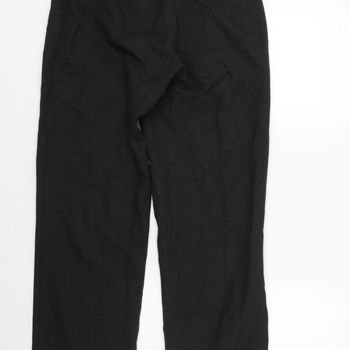 Trutex Mens Black   Trousers  Size 28 L30 in