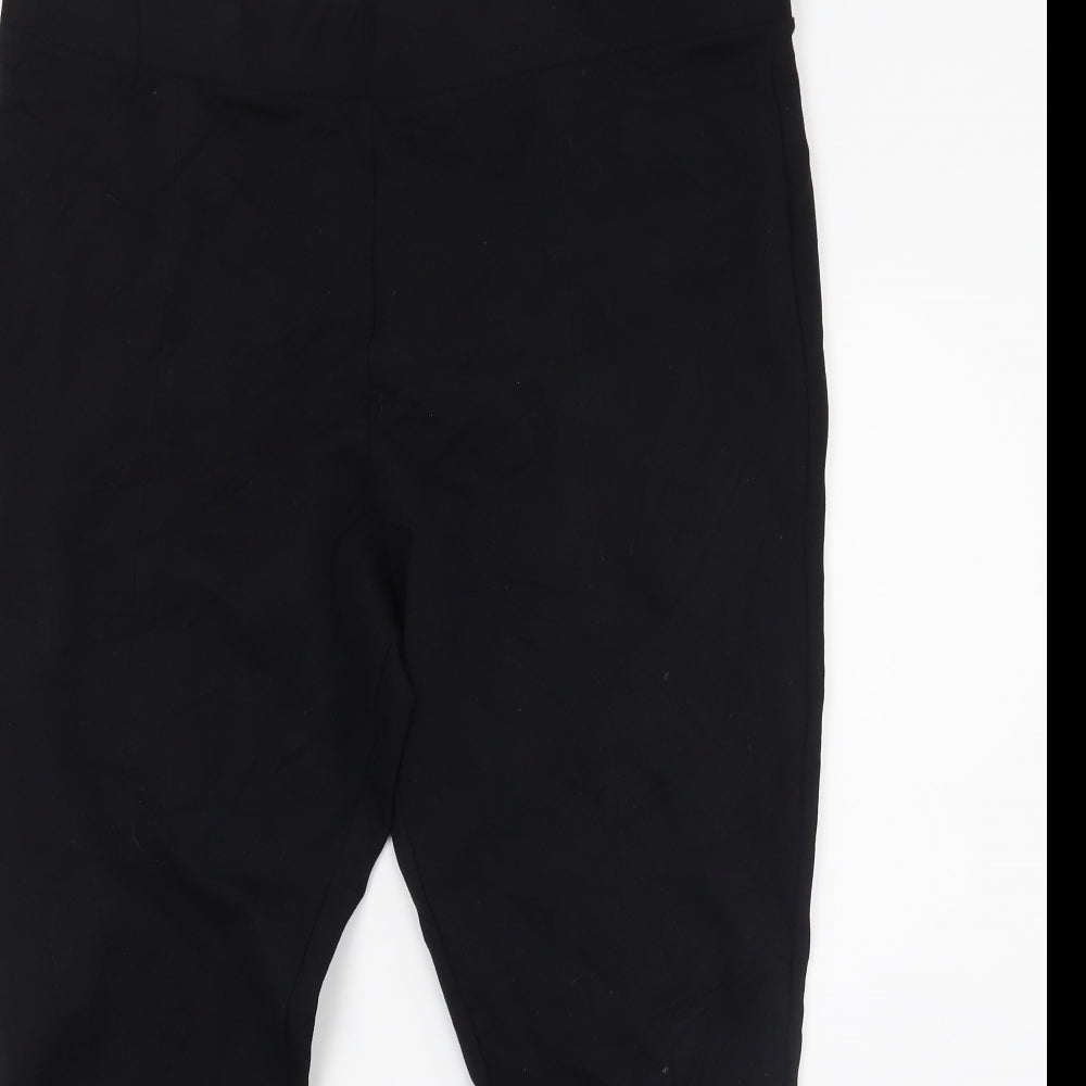 Marks and Spencer Womens Black   Jogger Leggings Size 18 L22.5 in