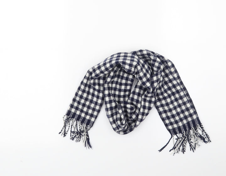 Preworn Girls Blue Check Scarf Scarves & Wraps Size Regular