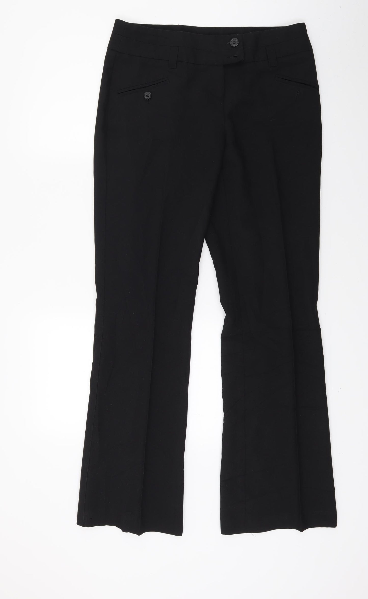 New Look Womens Black   Trousers  Size 10 L29 in