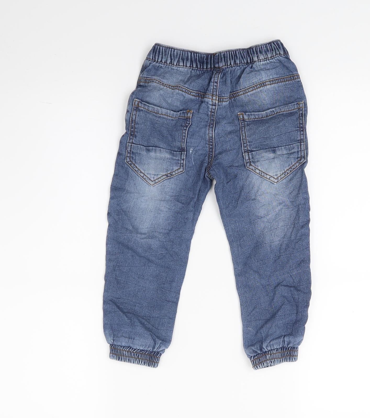 Nutmeg Boys Blue  Denim Skinny Jeans Size 3-4 Years