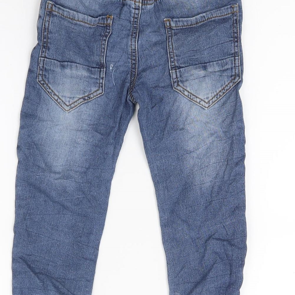 Nutmeg Boys Blue  Denim Skinny Jeans Size 3-4 Years
