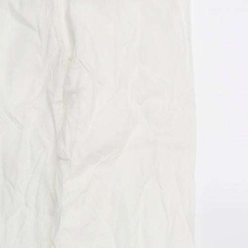 Marks and Spencer Mens White   Trousers  Size 34 L31 in