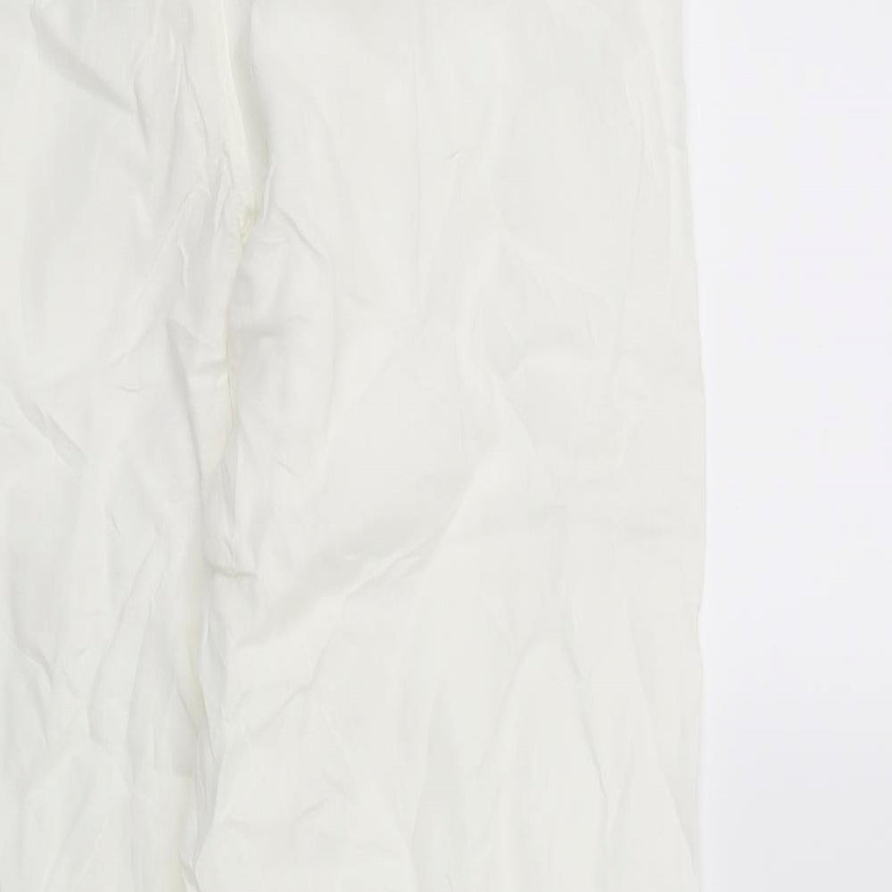 Marks and Spencer Mens White   Trousers  Size 34 L31 in