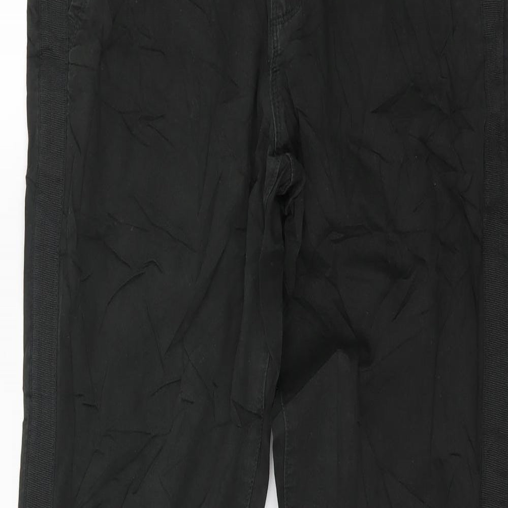 River Island Womens Black   Chino Trousers Size 8 L27 in