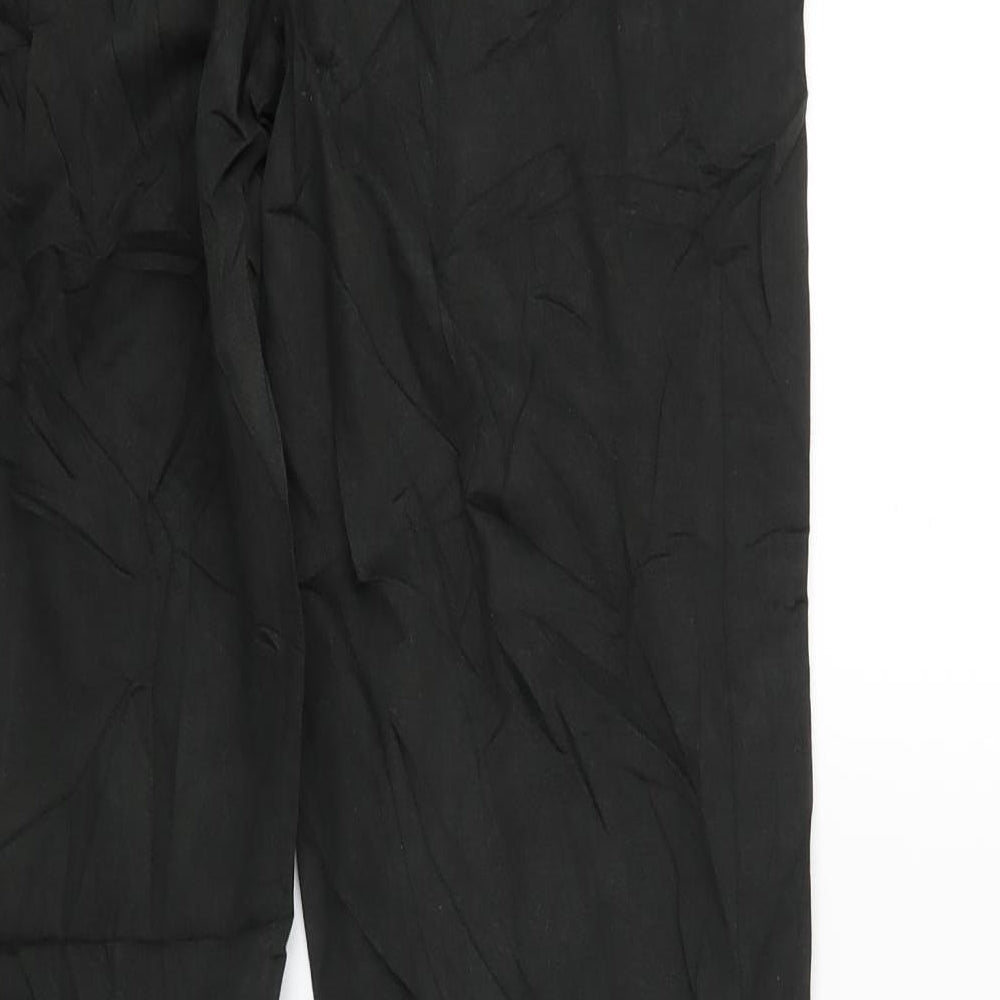 River Island Womens Black   Chino Trousers Size 8 L27 in