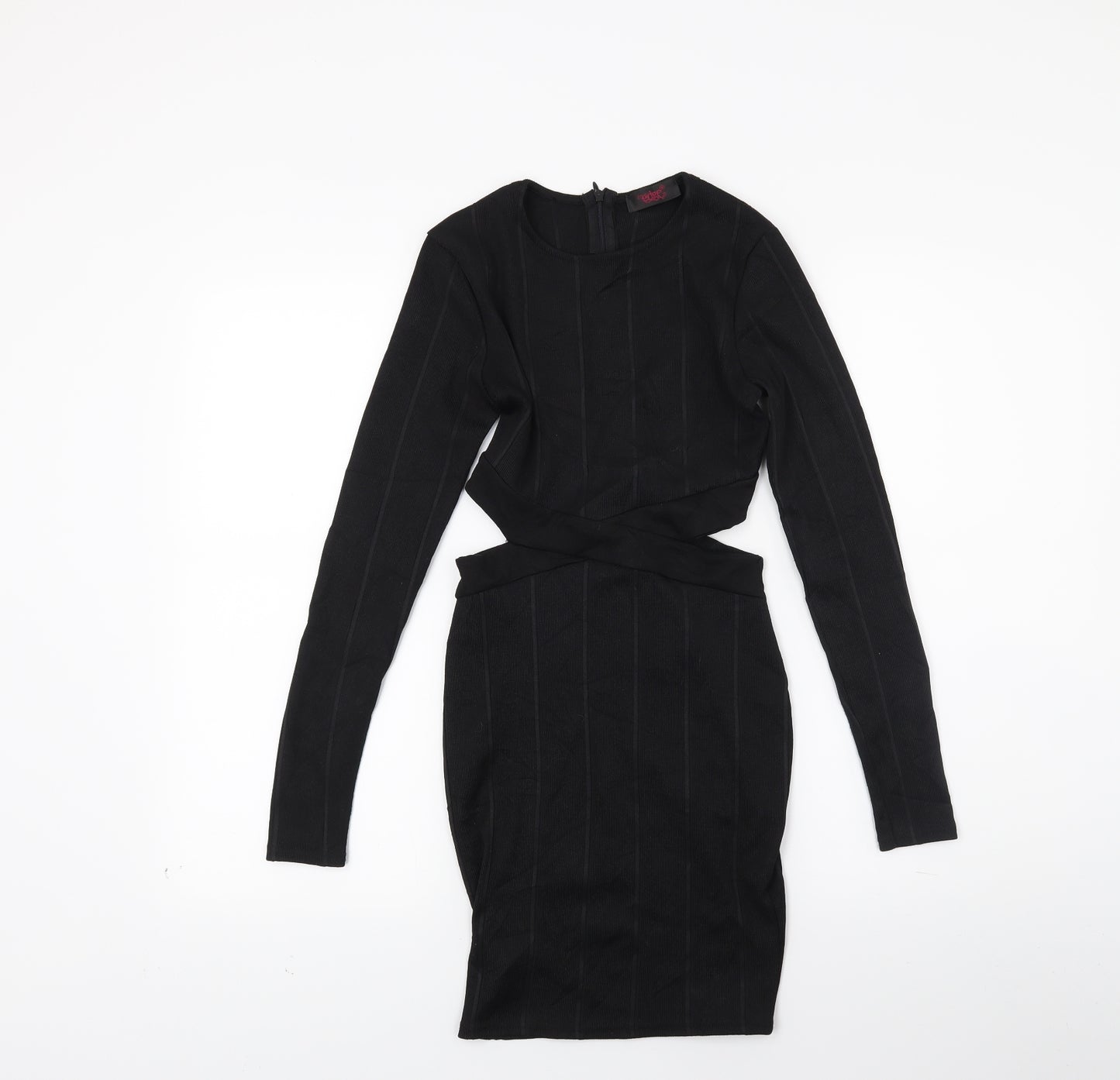 Edge Womens Black   A-Line  Size 8
