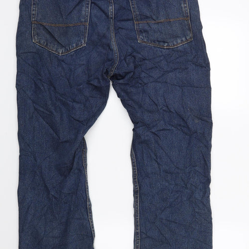 Marks and Spencer Mens Blue  Denim Straight Jeans Size 34 L29 in