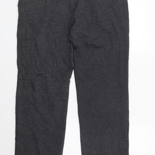 Marks and Spencer Womens Grey   Jogger Trousers Size 14 L28 in