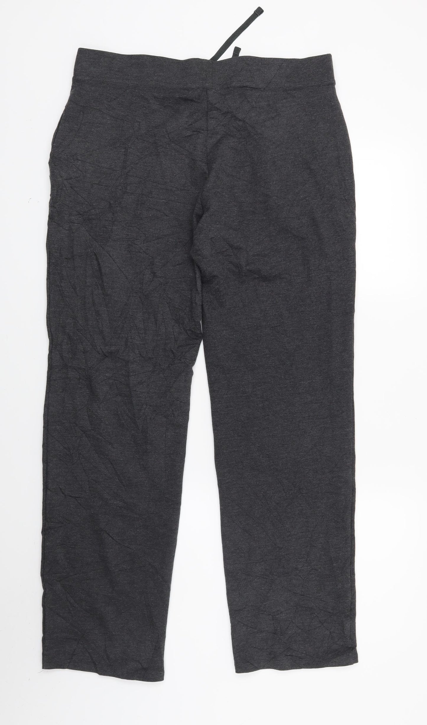 Marks and Spencer Womens Grey   Jogger Trousers Size 14 L28 in