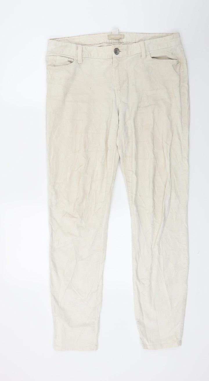 BANNANA REPUBLIC  Womens Beige  Corduroy Skinny Jeans Size 30 in L29 in