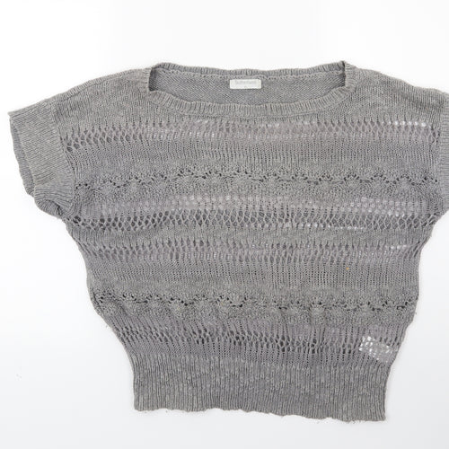 Sutherland Womens Grey  Knit Pullover Jumper Size XL
