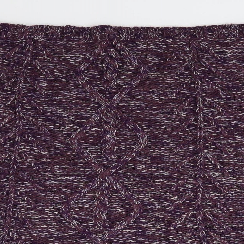 Mountain Warehouse Womens Purple  Knit Pullover Jumper Size 14