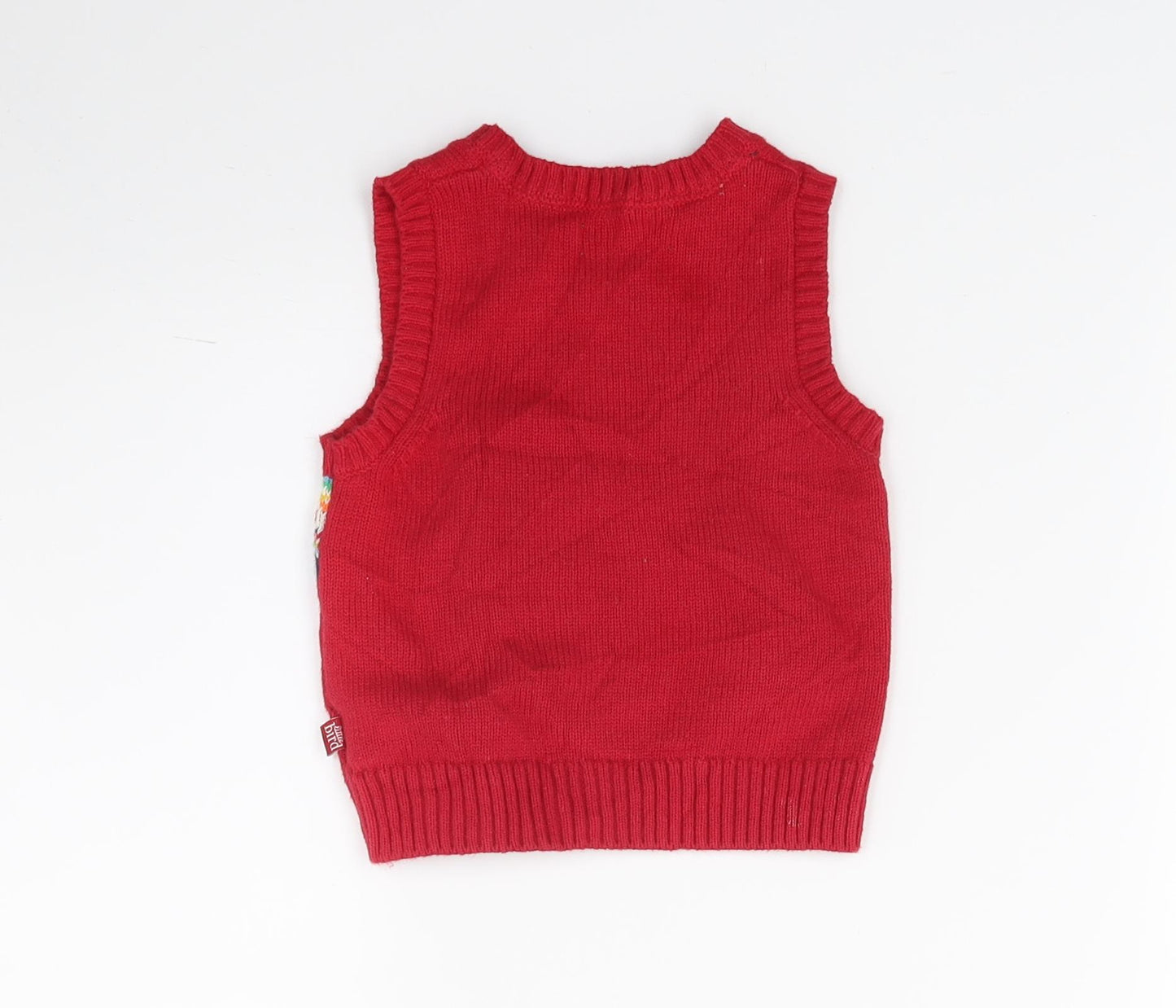 Early bird Boys Red   Pullover Jumper Size 12-18 Months