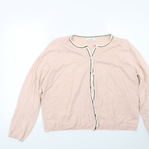 Classic Womens Pink   Pullover Jumper Size 16