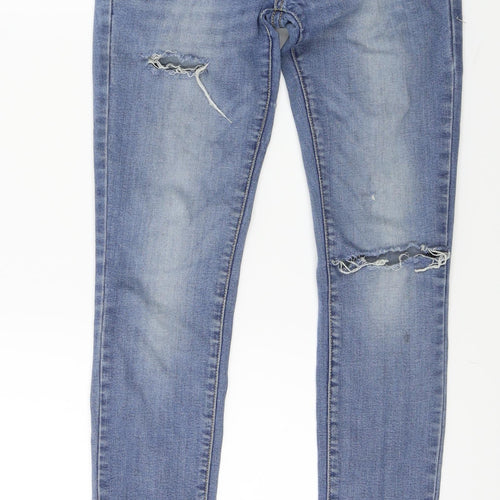 Preworn Womens Blue   Skinny Jeans Size 10 L27 in