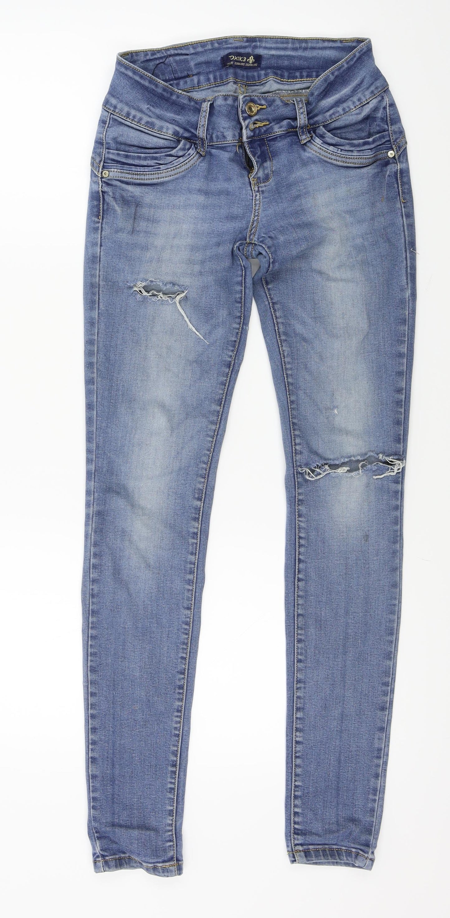 Preworn Womens Blue   Skinny Jeans Size 10 L27 in
