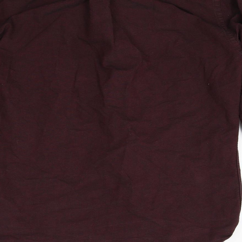 NEXT Mens Red    Button-Up Size L