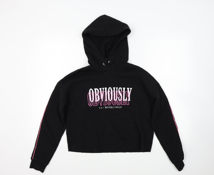 Primark Boys Black   Pullover Hoodie Size 15 Years