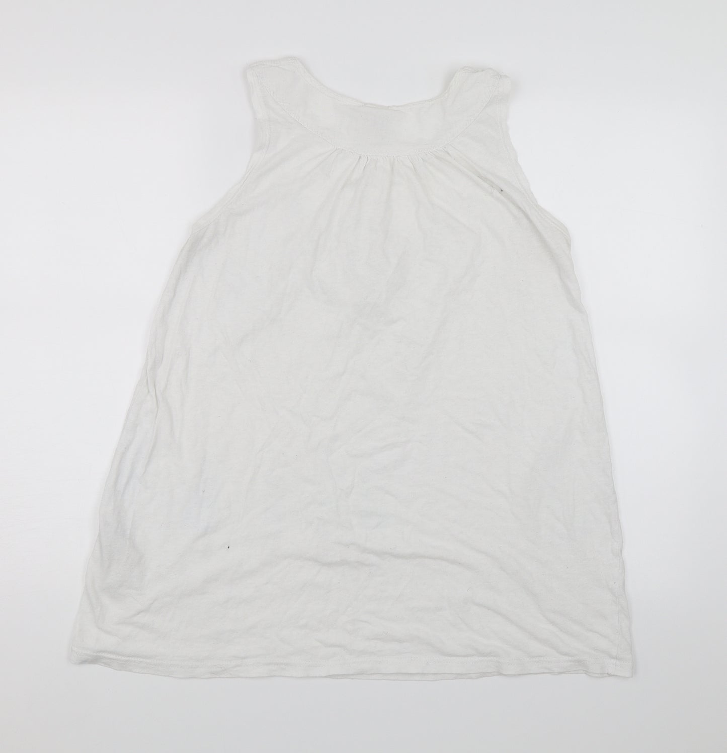 VILA Womens White   Basic Tank Size M
