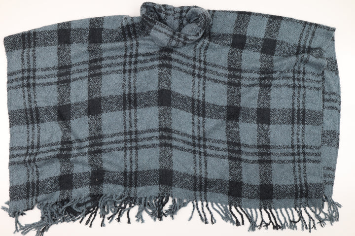 NEXT Womens Blue Plaid  Shrug Jumper One Size