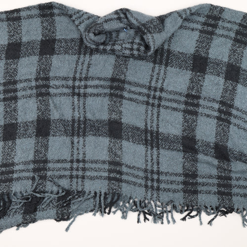 NEXT Womens Blue Plaid  Shrug Jumper One Size