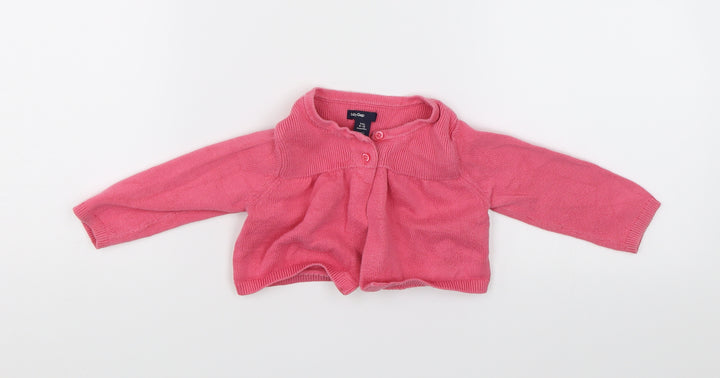 Gap Baby Pink Cardigan Jumper Size 6-9 Months