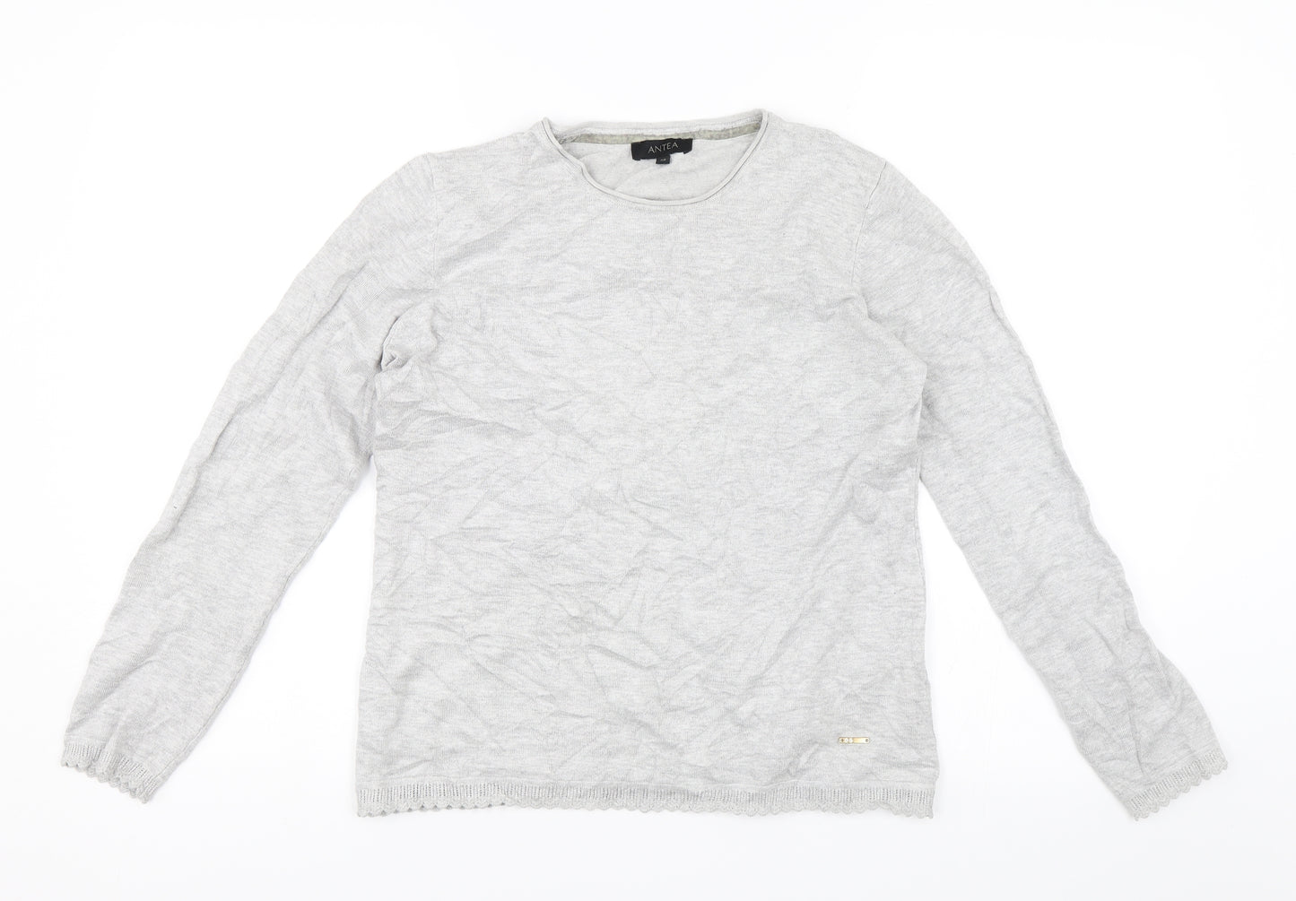 Antea Womens Grey   Pullover Jumper Size 10