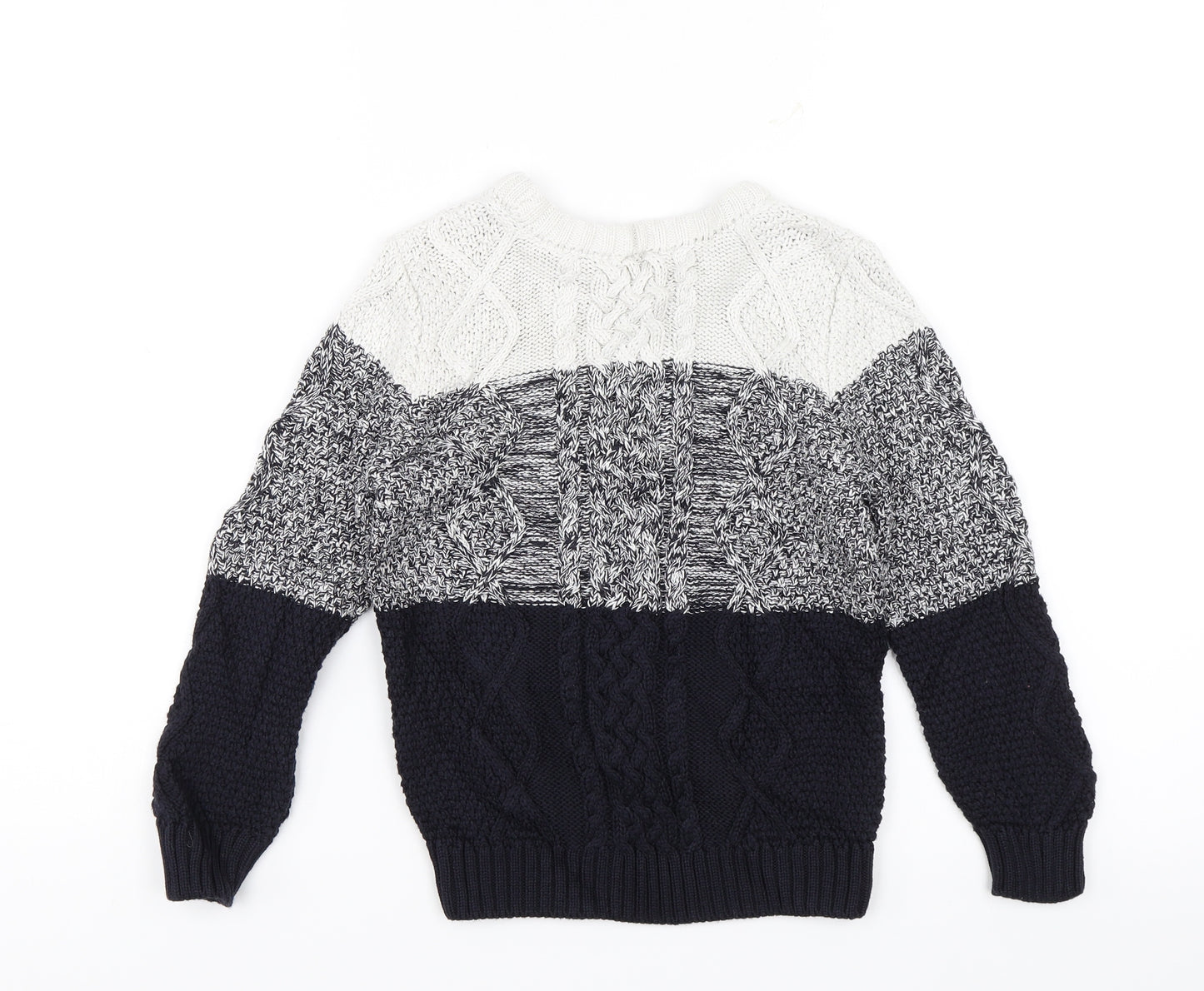 M&S Boys Blue   Pullover Jumper Size 5-6 Years