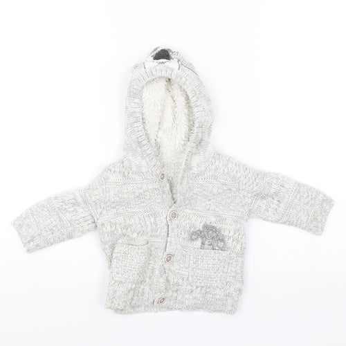 George Baby Grey   Pullover Jumper Size 3-6 Months  - Tigger