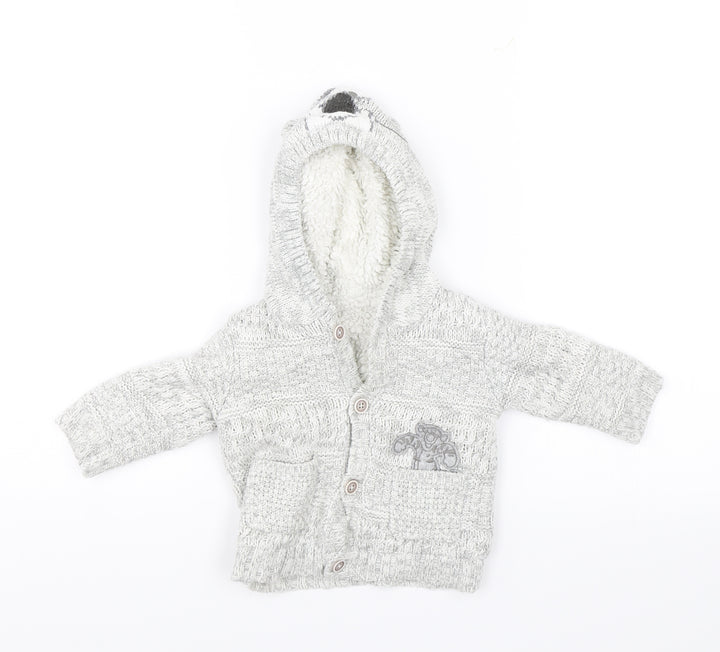 George Baby Grey Pullover Jumper Size 3-6 Months - Tigger