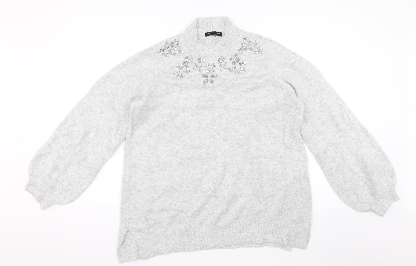 F&F Womens Grey   Pullover Jumper Size 14