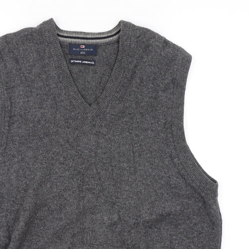 Marks and Spencer Mens Grey   Vest Jumper Size M