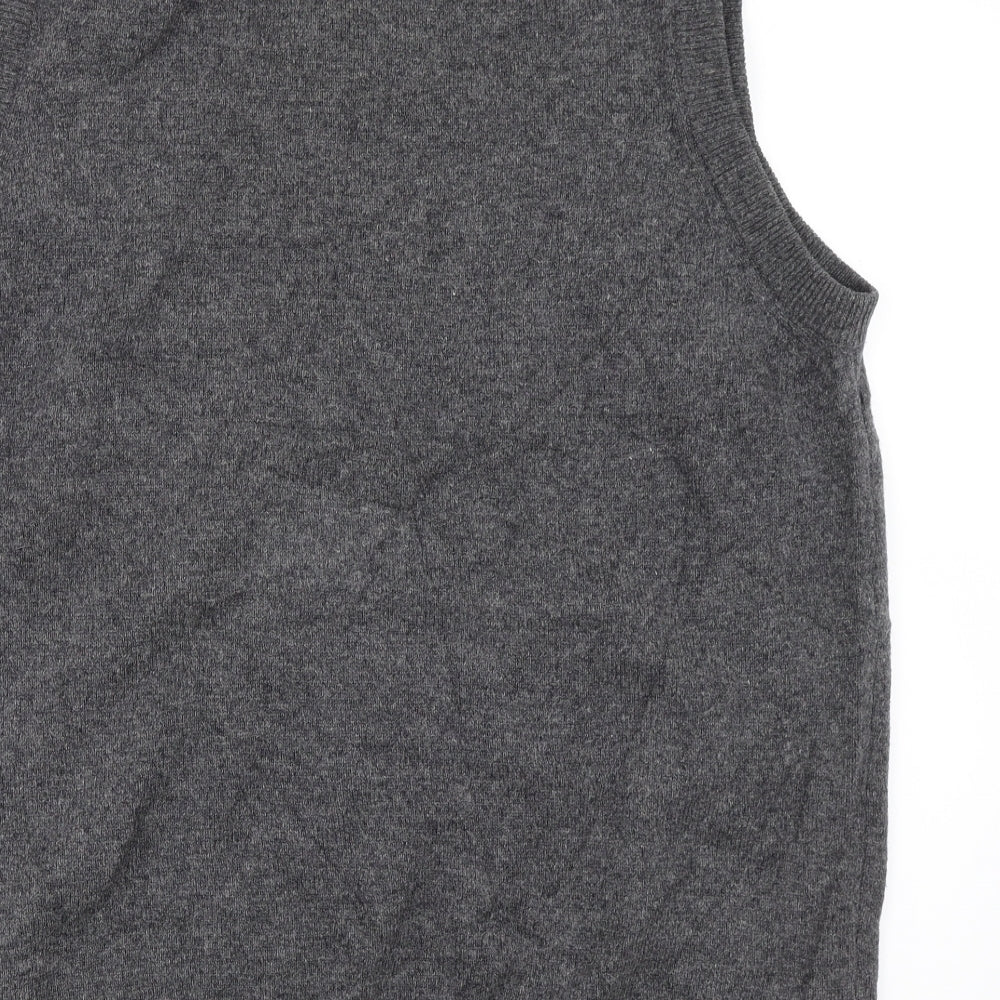 Marks and Spencer Mens Grey   Vest Jumper Size M