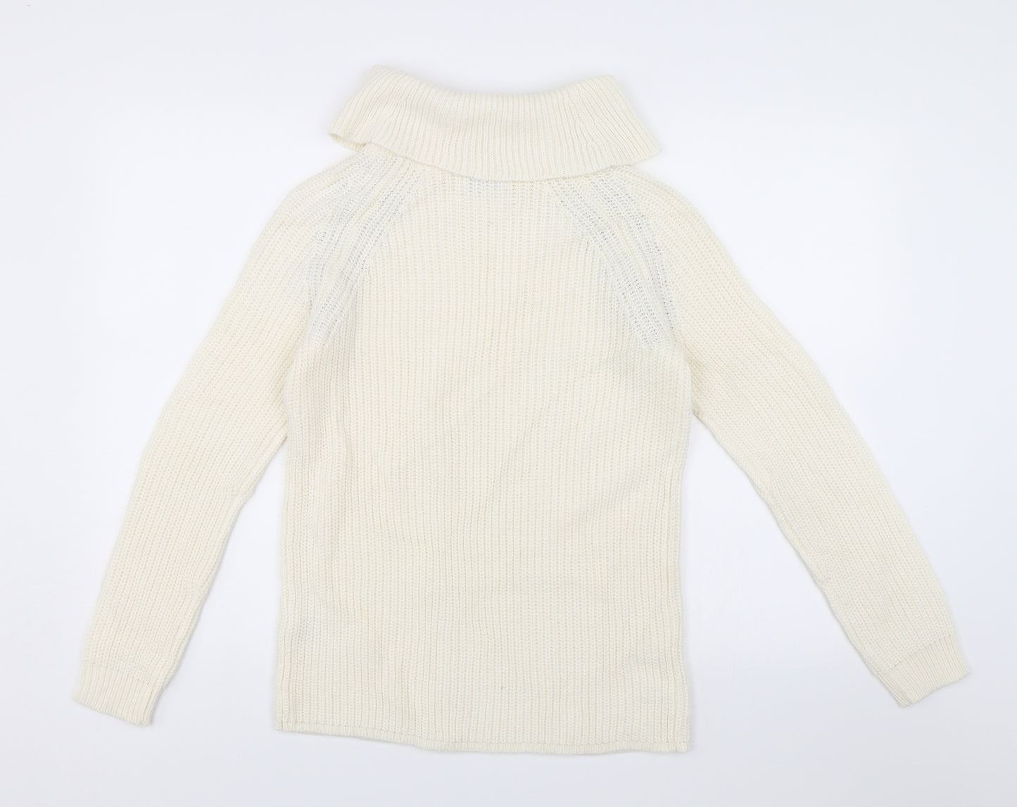 Papaya Womens White   Pullover Jumper Size S