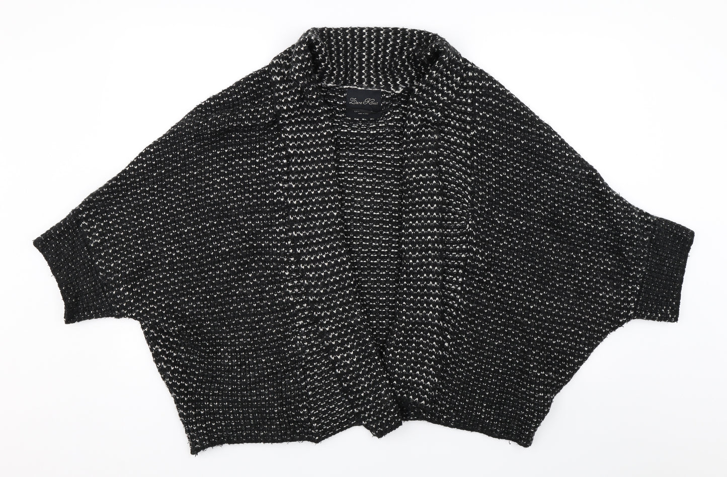 Lara Knit Womens Black   Cardigan Jumper Size M