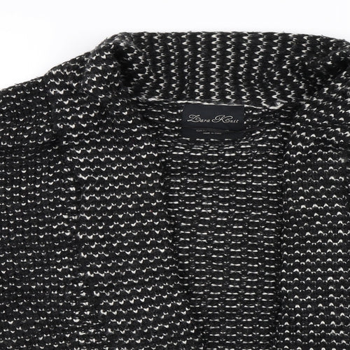 Lara Knit Womens Black   Cardigan Jumper Size M