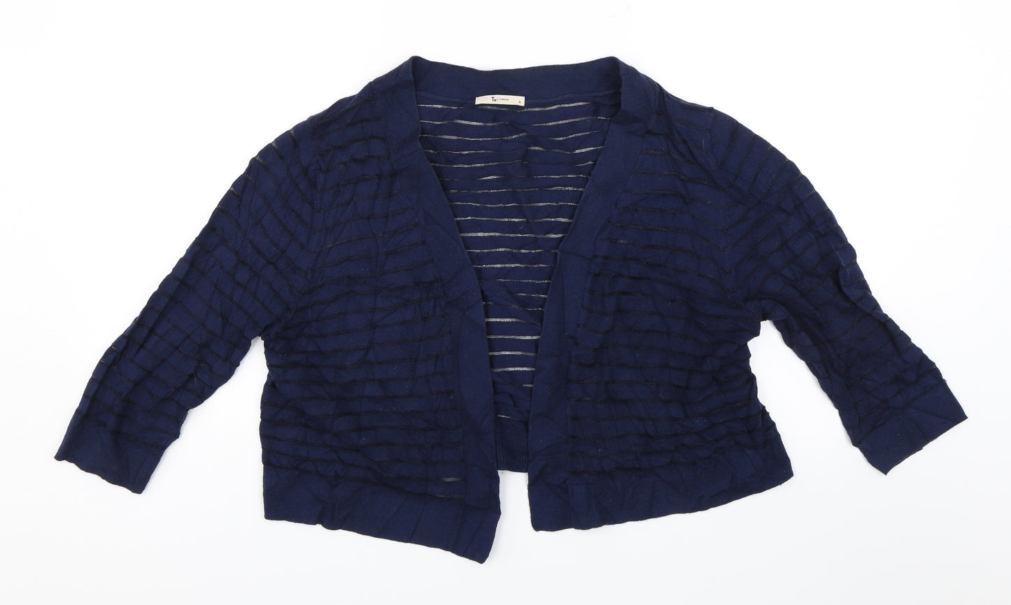 TU Womens Blue   Shrug Jumper Size 16