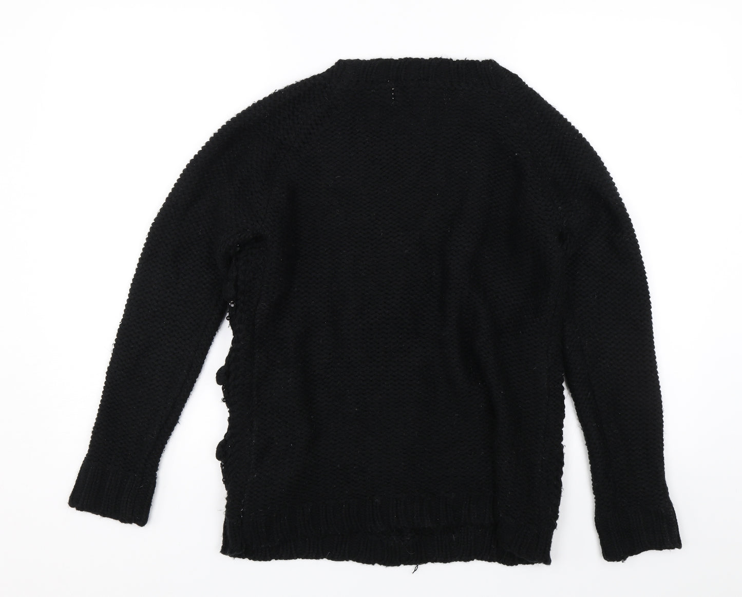 Zara Womens Black   Pullover Jumper Size M