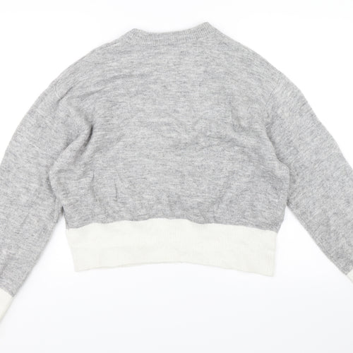 H&M Womens Grey   Pullover Jumper Size XS