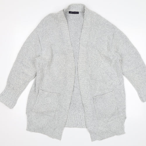 M&S Womens Grey   Cardigan Jumper Size M