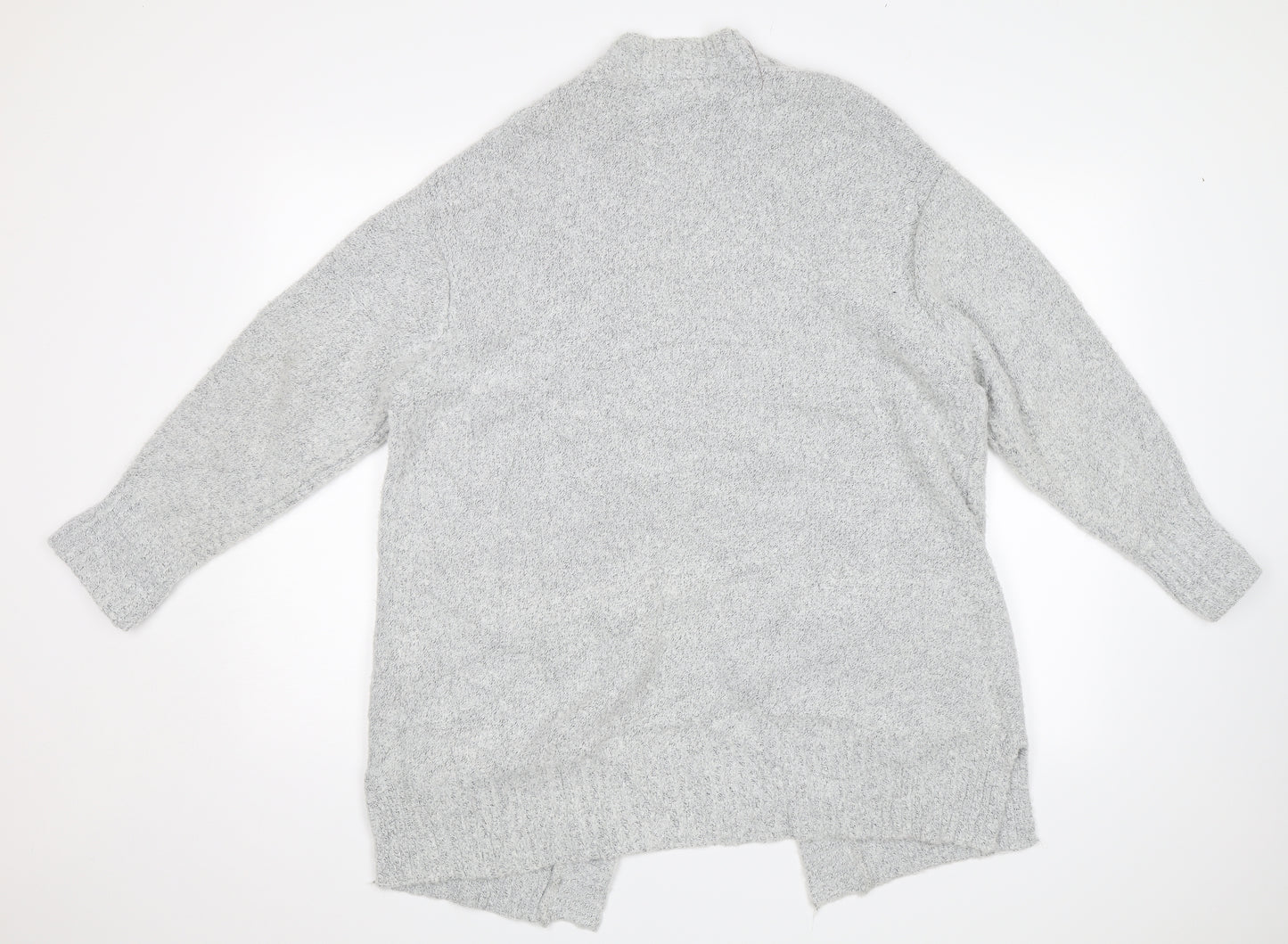 M&S Womens Grey   Cardigan Jumper Size M