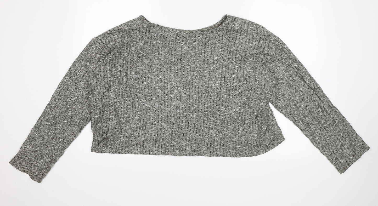 Topshop Womens Green   Pullover Jumper Size 16