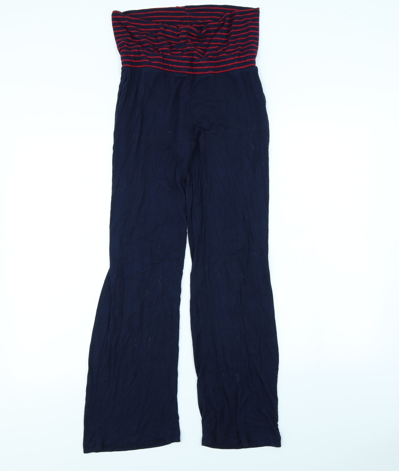Preworn Womens Blue Striped  Trousers  Size 8 L29 in