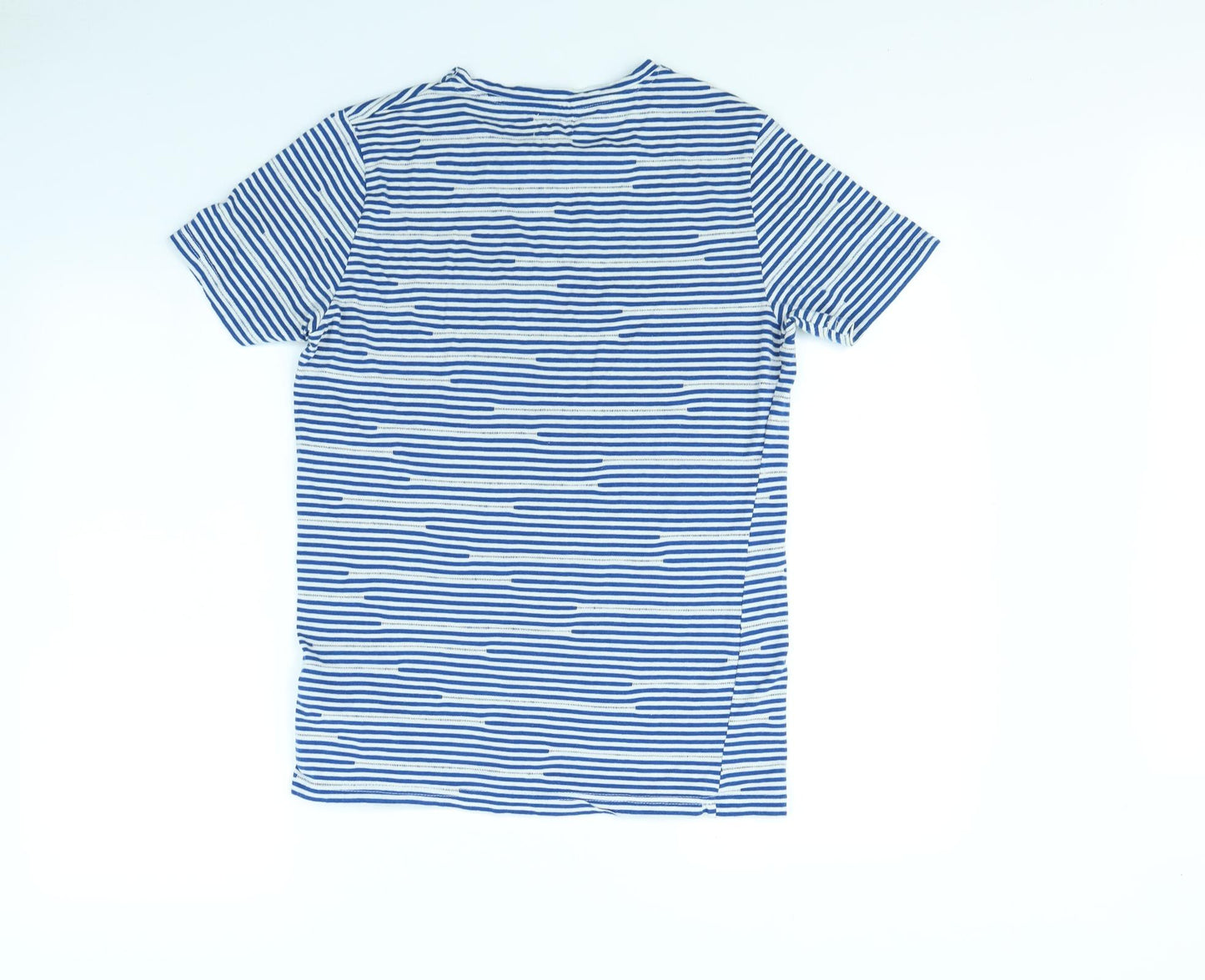 Another Influence Womens Blue Striped  Basic T-Shirt Size M