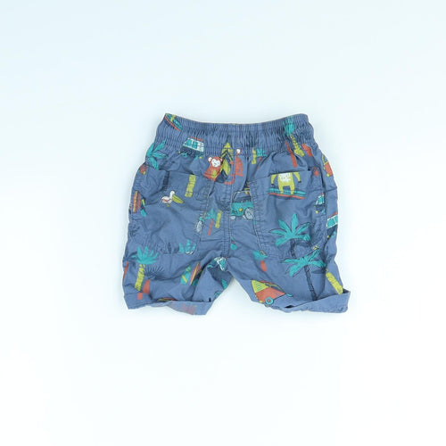 TU Baby Blue Spotted  Cropped Trousers Size 9 Months  - PALM TREE