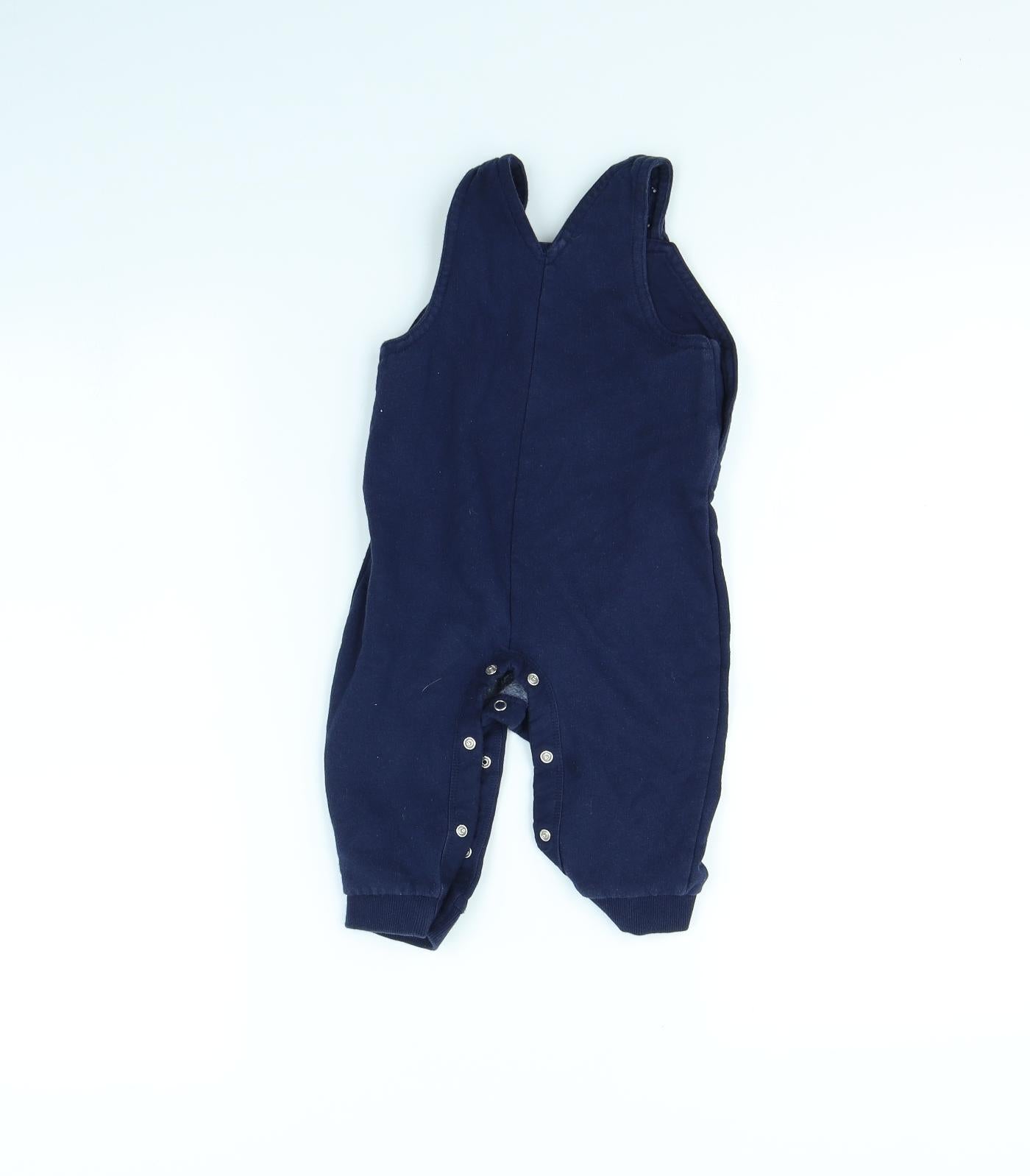 George Boys Blue   Babygrow One-Piece Size 9-12 Months  - Rocket